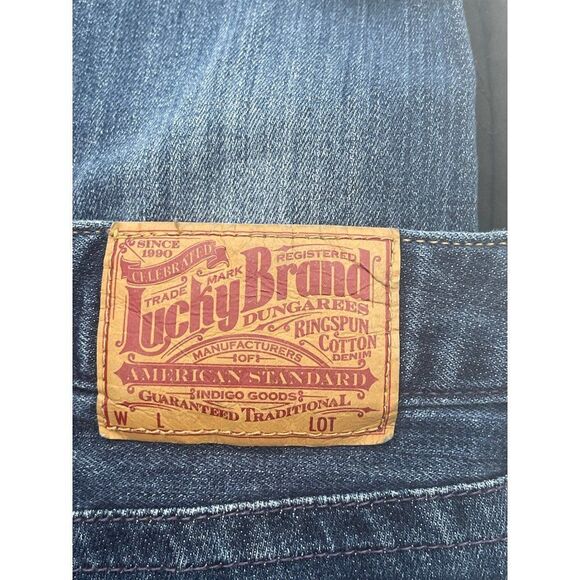 Lucky Brand Midnight Lola Straight Jeans Size 28 - Picture 6 of 12